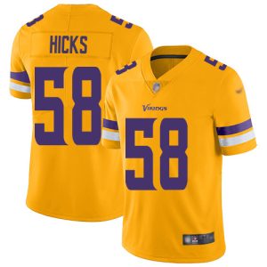 Premium Vikings #58 Jordan Addison Gold Youth Stitched NFL Limited Inverted Legend Jersey