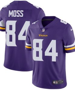 Exquisite Vikings #84 Randy Moss Purple Team Color Youth Stitched NFL Vapor Untouchable Limited Jersey