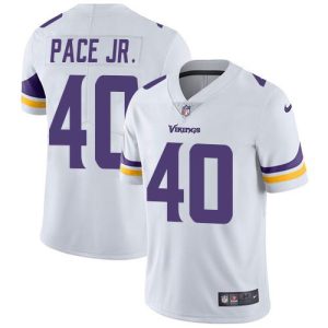 Outstanding Vikings #40 Ivan Pace Jr. White Youth Stitched NFL Vapor Untouchable Limited Jersey