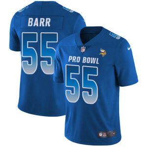 Exquisite Vikings #55 Anthony Barr Royal Youth Stitched NFL Limited NFC 2019 Pro Bowl Jersey