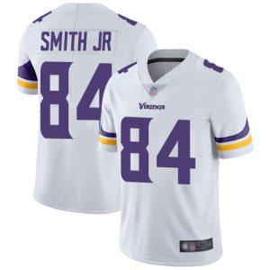 Premium Vikings #84 Irv Smith Jr. White Youth Stitched NFL Vapor Untouchable Limited Jersey