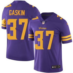 Exquisite Vikings #37 Myles Gaskin Purple Youth Stitched NFL Limited Rush Jersey