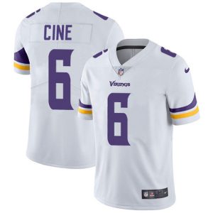 Outstanding Vikings #6 Lewis Cine White Youth Stitched NFL Vapor Untouchable Limited Jersey