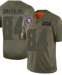 Exquisite Vikings #84 Irv Smith Jr. Camo Youth Stitched NFL Limited 2019 Salute to Service Jersey