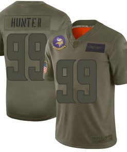 Marvelous Vikings #99 Danielle Hunter Camo Youth Stitched NFL Limited 2019 Salute to Service Jersey