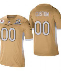 Superb Minnesota Vikings Custom 2021 NFC Pro Bowl Game Gold NFL Jersey