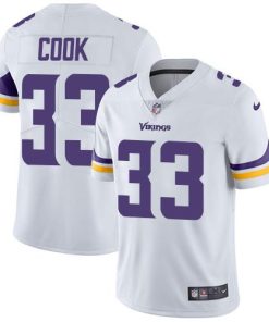 Exceptional Vikings #33 Dalvin Cook White Men's Stitched NFL Vapor Untouchable Limited Jersey