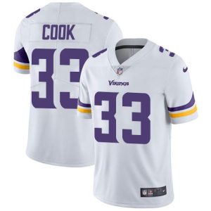 Exceptional Vikings #33 Dalvin Cook White Men's Stitched NFL Vapor Untouchable Limited Jersey