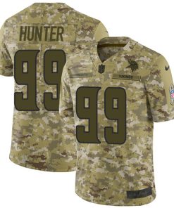 Exquisite Vikings #99 Danielle Hunter Camo Men's Stitched NFL Limited 2018 Salute To Service Jersey