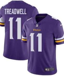 Superior Vikings #11 Laquon Treadwell Purple Team Color Men's Stitched NFL Vapor Untouchable Limited Jersey