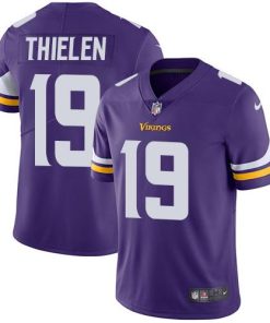 Exceptional Vikings #19 Adam Thielen Purple Team Color Men's Stitched NFL Vapor Untouchable Limited Jersey