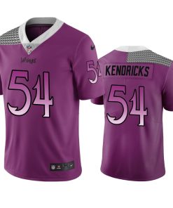Exquisite Minnesota Vikings #54 Eric Kendricks Purple Vapor Limited City Edition NFL Jersey