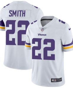 Outstanding Vikings #22 Harrison Smith White Men's Stitched NFL Vapor Untouchable Limited Jersey