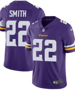 Finest Vikings #22 Harrison Smith Purple Team Color Men's Stitched NFL Vapor Untouchable Limited Jersey