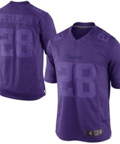 Superb Vikings #28 Adrian Peterson Purple Men's Stitched NFL Drenched Limited Jersey