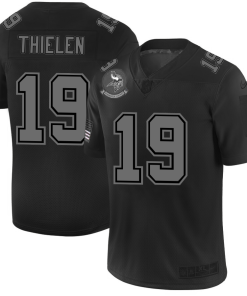 Exquisite Minnesota Vikings #19 Adam Thielen Men's Black 2019 Salute to Service Limited Stitched NFL Jersey