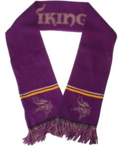 Gorgeous Minnesota Vikings Ladies Metallic Thread Scarf Purple