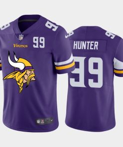 High quality Minnesota Vikings #99 Danielle Hunter Purple Men's Big Team Logo Player Vapor Limited NFL Jersey