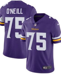 Exceptional Vikings #75 Brian O'Neill Purple Team Color Men's Stitched NFL Vapor Untouchable Limited Jersey