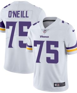 High quality Vikings #75 Brian O'Neill White Men's Stitched NFL Vapor Untouchable Limited Jersey