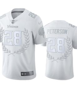 Marvelous Minnesota Vikings #28 Adrian Peterson Men''s Platinum NFL MVP Limited Edition Jersey