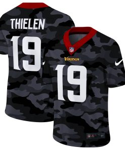 Gorgeous Minnesota Vikings #19 Adam Thielen Men's 2020 Black CAMO Vapor Untouchable Limited Stitched NFL Jersey