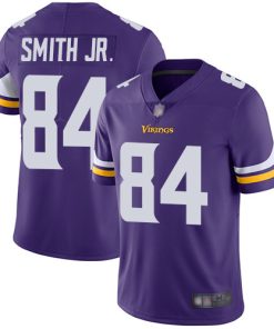Outstanding Vikings #84 Irv Smith Jr. Purple Team Color Men's Stitched NFL Vapor Untouchable Limited Jersey