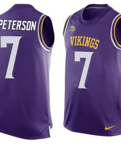 Superb Vikings #7 Patrick Peterson Purple Team Color Men's Stitched NFL Limited Tank Top Jersey