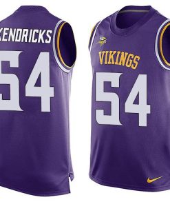 Superb Vikings #54 Eric Kendricks Purple Team Color Men's Stitched NFL Limited Tank Top Jersey