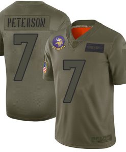 Premium Vikings #7 Patrick Peterson Camo Men's Stitched NFL Limited 2019 Salute To Service Jersey