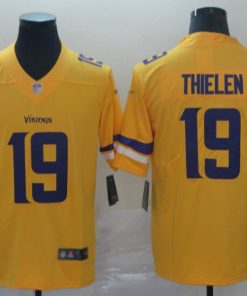 High quality Vikings #19 Adam Thielen Gold Men's Stitched NFL Limited Inverted Legend Jersey