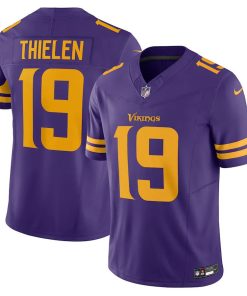 Outstanding Minnesota Vikings #19 Adam Thielen Men's Purple Vapor F.U.S.E. Limited Jersey Alternate