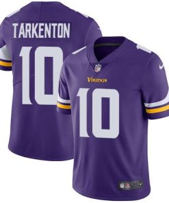 Exquisite Vikings #10 Fran Tarkenton Purple Team Color Men's Stitched NFL Vapor Untouchable Limited Jersey