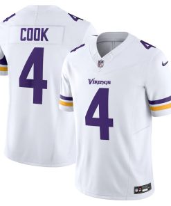Superb Minnesota Vikings #4 Dalvin Cook Men's White Vapor F.U.S.E. Limited Jersey