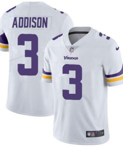 Superb Vikings #3 Jordan Addison White Men's Stitched NFL Vapor Untouchable Limited Jersey
