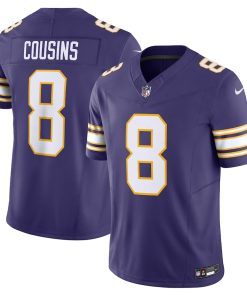 Premium Minnesota Vikings #8 Kirk Cousins Men's Purple Vapor F.U.S.E. Limited Jersey
