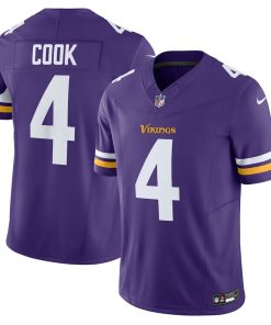 Superior Minnesota Vikings #4 Dalvin Cook Men's Purple Vapor F.U.S.E. Limited Jersey