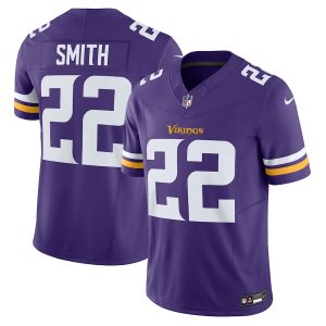 High quality Minnesota Vikings #22 Harrison Smith Men's Purple Vapor F.U.S.E. Limited Jersey