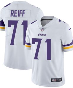 Superior Vikings #71 Riley Reiff White Men's Stitched NFL Vapor Untouchable Limited Jersey