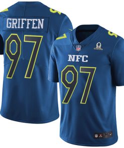 Superb Vikings #97 Everson Griffen Navy Men's Stitched NFL Limited NFC 2017 Pro Bowl Jersey