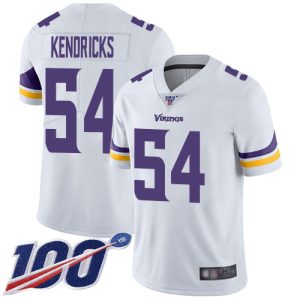 Marvelous Vikings #54 Eric Kendricks White Men's Stitched NFL 100th Season Vapor Limited Jersey