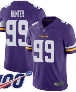 Superior Vikings #99 Danielle Hunter Purple Team Color Men's Stitched NFL 100th Season Vapor Limited Jersey