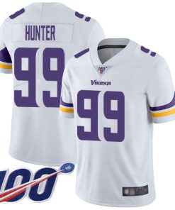 Superior Vikings #99 Danielle Hunter White Men's Stitched NFL 100th Season Vapor Limited Jersey