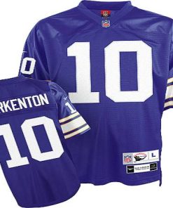 High quality Mitchell&Ness Vikings #10 Fran Tarkenton Purple Stitched Throwback NFL Jersey